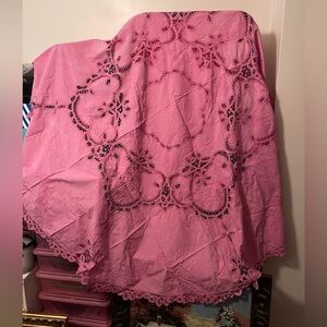 Embroidered tablecloth